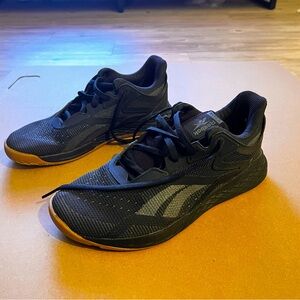 Reebok Nano X Black and Gum; Size US Men 9.5